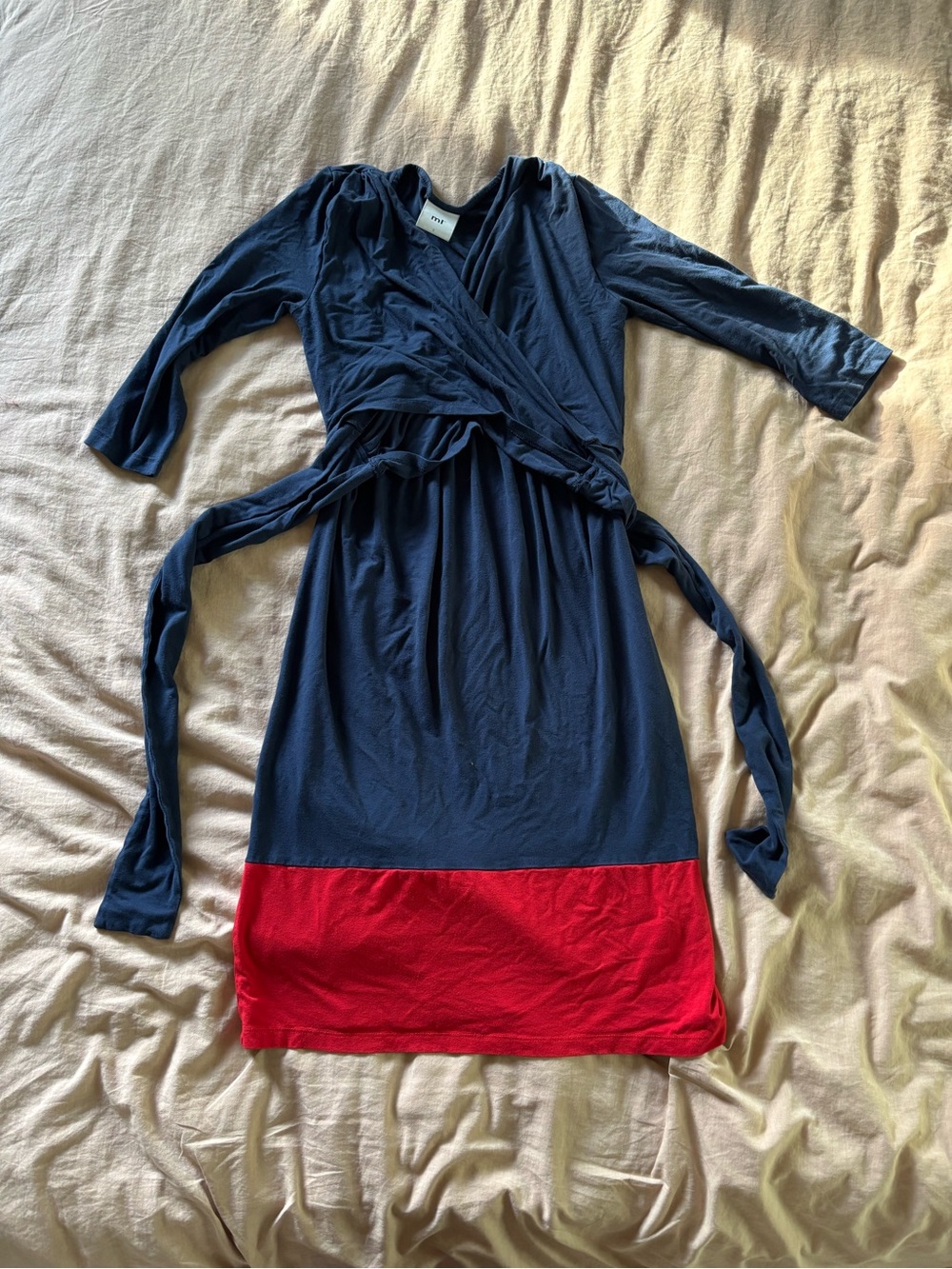 Mama;licious Maternity and Nursing Wrap Dress